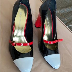 Anne Klein. Belinda 3 inch Mary Janes